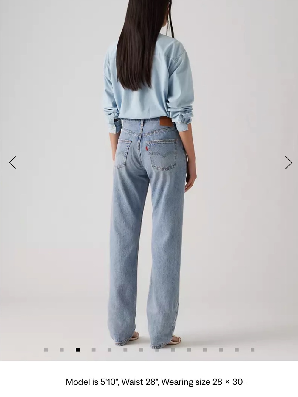 Levi's Light Blue Straight Leg Jeans
